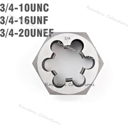 Accurate 3/4 UNC/ UNF Hexagon Pipe Die Pipe thread Die Water pipe Faucet Die High Quality Carbon Steel