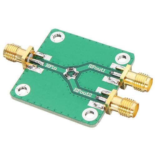 100Pcs/Lot Wholesale Price 1 split 2 DC-5G 6dB RF Microwave Power Splitter Power Distributor Module
