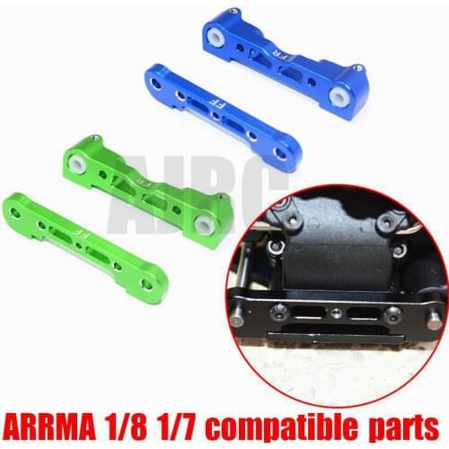 ARRMA 1/8 1/7 RC aluminum alloy front lower A-arm fixing block for ARRMA LIMITLESS/MOJAVE/KRATON/SENTON/TYPHON/TALION AR330378