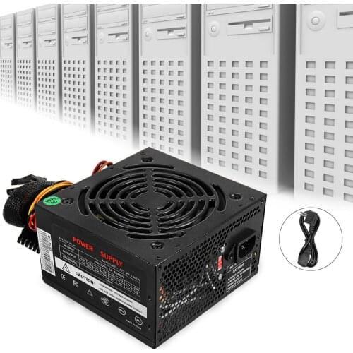 1000W Black color Power Supply PSU PFC Silent Fan ATX 24pin 12V PC Computer SATA Gaming PC Power Supply For Intel AMD Computer