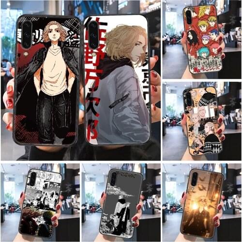 Tokyo Revengers Anime Phone case For Samsung Galaxy A 3 5 7 8 10 20 21 30 40 50 51 70 71 E S 2016 2018 4G black luxury prime