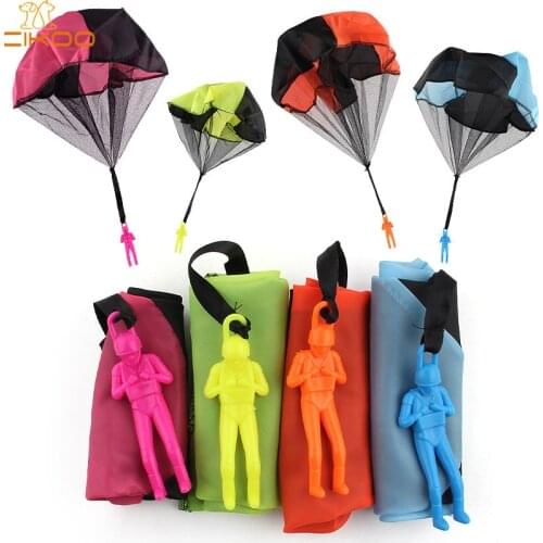 Hand Throwing Kids Mini Play ParachuteToy Soldier Outdoor Sports Childrens Educational Toys With Solider Figure Dropshipping