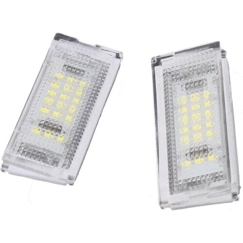 Hot sale 2PCS Led License Plate Light Led Canbus Auto Tail Light White LED Bulbs For BMW 3er E46 4D 1998-2003 Car Access