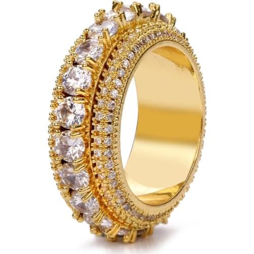 Bettyue New Fashion Gold Ring For Women&Girls Lovely Cubic Zircon Jewelry Modern Style In Trendy Party Gorgeous Dress-up