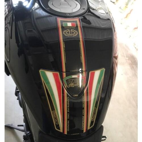 Motorcycle 3D Fuel Tank Pad Protective Stickers Decals For Ducati Diavel 1200 2011-2015 Decals