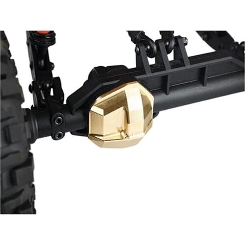 For Axial 1/10 RBX10 Ryft RC Car Upgrade Kit Durable Copper Axle Cover Replacement Car Bridge Cover
