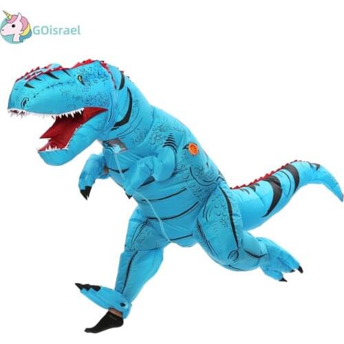 Purim Costume T-Rex Trex Inflatable Unisex Suitable for adults and children Leotards Party Carnival Christmas Halloween Cosplay