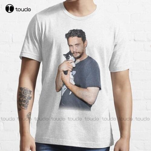 New James FrancoS Cat 90S Funny Awesome Pop Culture T-Shirt Cotton Tee Shirt