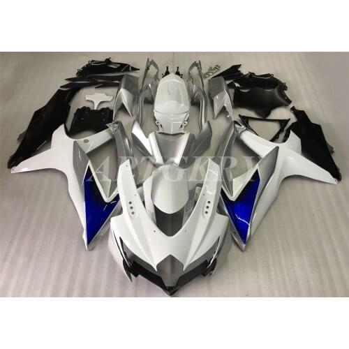 New ABS Plastic Shell Motorcycle Fairing kit Fit For Suzuki GSXR600 GSXR750 K8 2008 2009 2010 08 09 10 Custom White Blue
