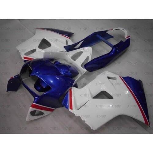 For Honda VFR800 1998 - 2001 Fairings VFR 800 2001 Abs Fairing VFR800 2001 Blue White Abs Fairing
