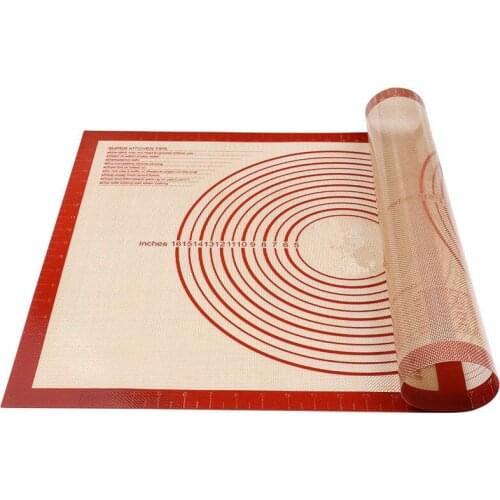 Extra large Non-stick Silicone Oven Mat Non-Slip Pastry Mat Counter Mat Reusable Fondant Cake Mat