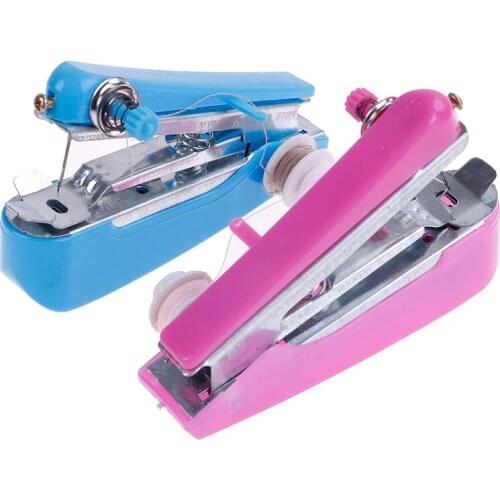 Popular lovely cordless hand-held clothes sewing machine home travel use tools