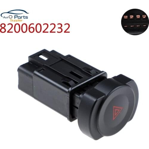 YAOPEI Hazad Warning Light Switch For Dacia Sandero Logan Logan MCV Duster 8200602232