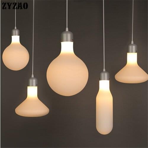 Simple Creative Glass Laboratory Bottle Magic Bottle Pendant Lights Restaurant Dining Room Hanglamp Bedroom Retro Nordic Lights