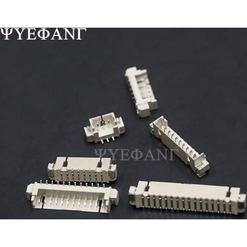 10PCS JST 1.25mm Connector SMD Vertical Pin Socket 2/3/4/5/6/7/8/9/10P 1.25 FOR PCB BOARD