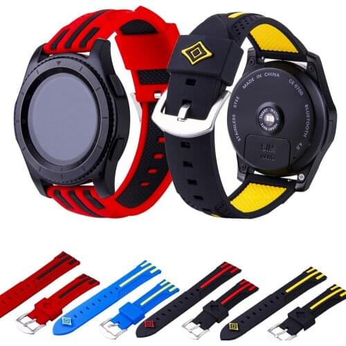 22mm watch band for Samsung galaxy watch 3 45mm/46mm/Gear S3 Frontier/Silicone Bracelet Huawei GT2 46mm/Amazfit GTR 47mm Straps