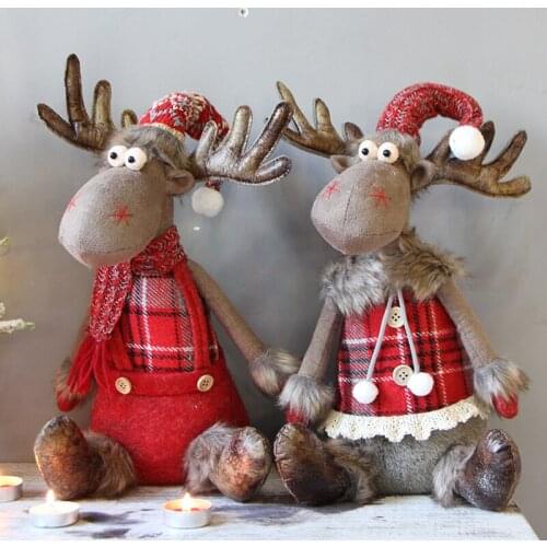 Christmas creative Scottish elk old man snowman doll doll Christmas tree decorations ornaments