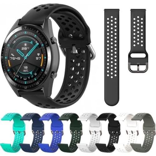 Sports Silicone Smart Band For Huawei Watch GT2 Pro Strap For Honor GS Pro / ES Huawei GT 2 Pro 20/22mm Soft Bracelet Watchbands