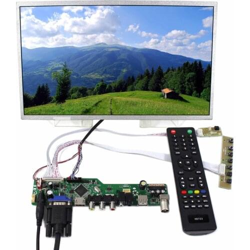 TV HD MI VGA AV USB AUDIO LCD Controller Board 13.3inch N133B6 1366x768 LCD Screen