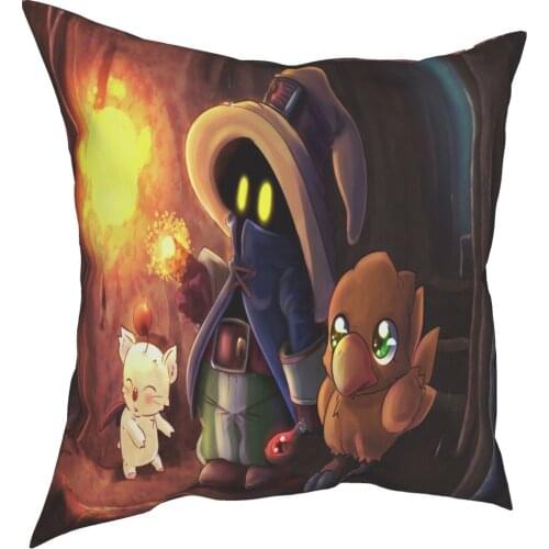 Vivi Final Fantasy Hypnosis Mic Cushion Cushion Covers 45X45 Cover Cushion Sofa School Pencil Case Pillow Cover Pillowcase