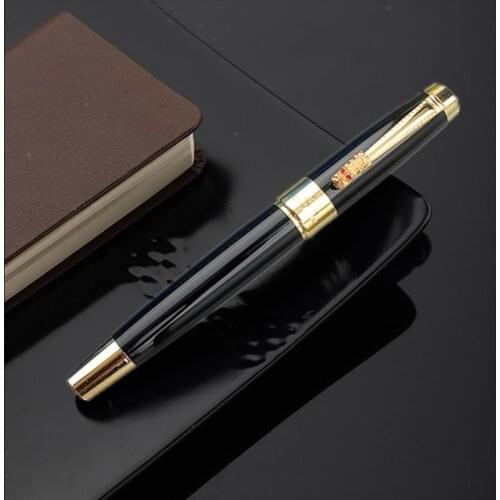 High quality Design Brand Dragon Pen Ink Fountain Pen Office Business Men Signature Pen Gift