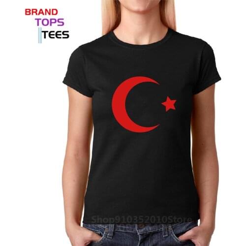 Turkey T-Shirt Women Female Casual Cotton Summer Tops Tee Short Sleeve Streetwear Casual Funny Turkish Flags T Shirt