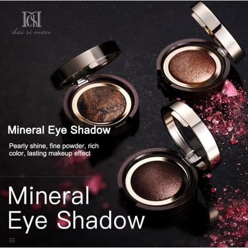12 Colors Glitter Eyeshadow Baked Powder Monochrome Palette Matte Glitter Waterproof Long-lasting Makeup Powder TSLM1
