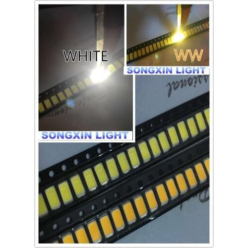 16000pcs Free shipping SMD 5630 LED 5730 SMD Leds 40-60LM Lamp light-emitting LED Diodes Chip warm white/white CW-WW for LED