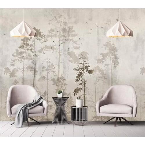 Beibehang Custom wallpaper 3d photo mural hand-painted wood TV background wall living room bedroom hotel wallpaper papier peint