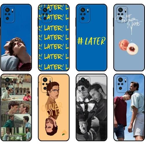 Black tpu Case For Xiaomi Redmi 9T Case Redmi Note 9T Note 10 Pro Case call me by your name