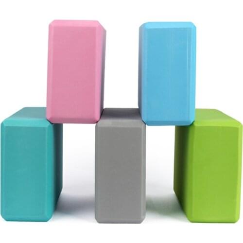 Colour Recycled Cork Large Yoga Block Set 2PCS EVA Yoga Foam Brick For Health Training Stretching Aid Gym Pilates