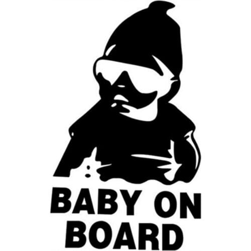 Baby on Board Car Safty Sticker Decal Waterproof Night Reflective Wall Stickers car covers