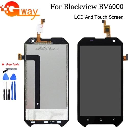 4.7" For Blackview BV6000 LCD Display Touch Screen Digitizer Assembly With Frame Replacement For Blackview BV6000S LCD Sensor