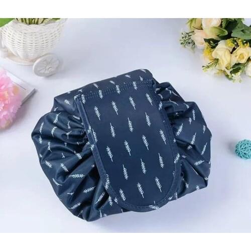Travel Makeup Bag Round Waterproof Makeup Bag Travel MakeUp Organizer Female Storage Toiletry Kit Case Lady Box