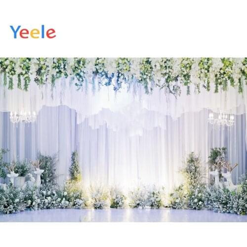 Yeele 10x8ft Photography Backgrounds Customized Flower Wall Wedding Photocall Scene Photographic Backdrops For Photo Studio