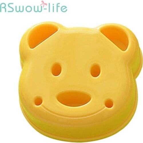 Little Bear Shape Sandwich Mold Bread Biscuits Embossed Device Cake Mold DIY Mold Cutter Kitchen Gadgets Breakfast Accessories