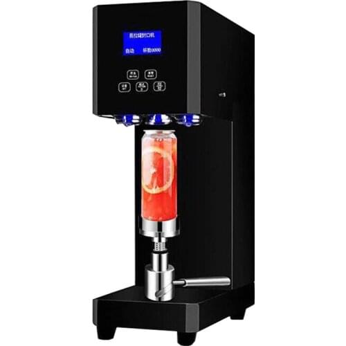 Can Seamer Intelligent Can Sealing Machine Smart Panel Beverage Sealing Machine Commercial Capper Drink Bottle Sealing