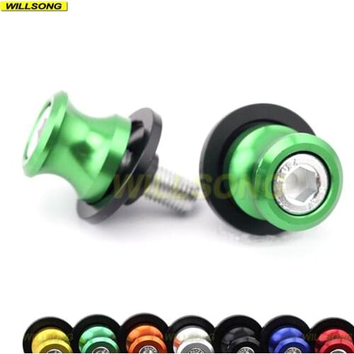 Swingarm Spools Crash Slider Stand Screw For KAWASAKI NINJA 250R/250RR/300/400/650/650R VERSYS 650 ZRX 1200R Motorcycle 10mm