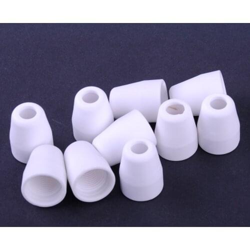 LETAOSK 10pcs Ceramics Plasma Shield Cups Fit for LG-40 PT-31 CUT40 CUT50 Cutter Cutting Torch Accessories