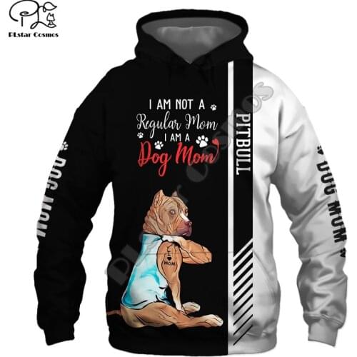 PLstar Cosmos NewFashion Animal Pitbull Husky Dog Art Funny Outwear Streetwear Tracksuit 3DPrint Harajuku Hoodies Men/Women D-17