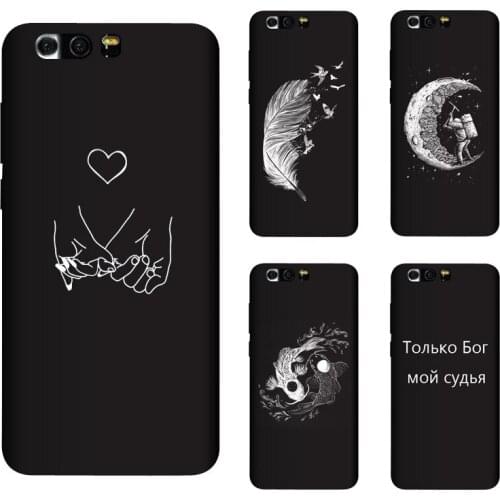 Soft Silicone TPU 5.15inch For Huawei Honor 9 Case Cover Painting Matte Phone Cases For Honor 9 STF-L09 STF-AL00 Funda