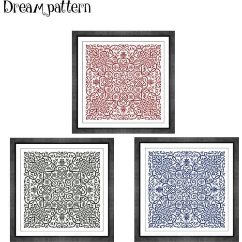 The bramble and the rose cross stitch kits 18ct 14ct 11ct white fabric cotton thread DIY embroidery kit for beginners