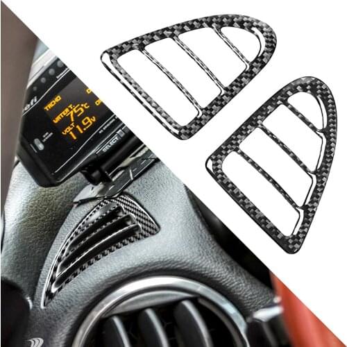 2Pcs Car Interior Left Right Air Outlets Stickers fit for Mazda RX8 2004-2008