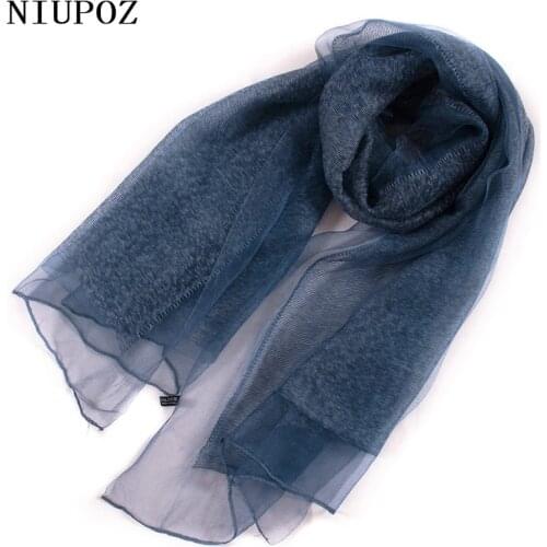 NIUPOZ Women's Silk Scarves