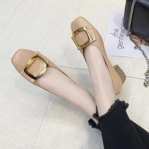 Solid colors spring single shoes ladies dress shoes ol high-heeled shoes 2020 newest pumps women shoes pointed toe U14-75