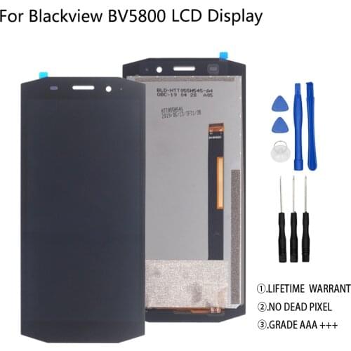 Original For Blackview BV5800 LCD Display Touch Screen Digitizer LCD Screen For Blackview BV5800 Pro LCD Phone Repair Parts