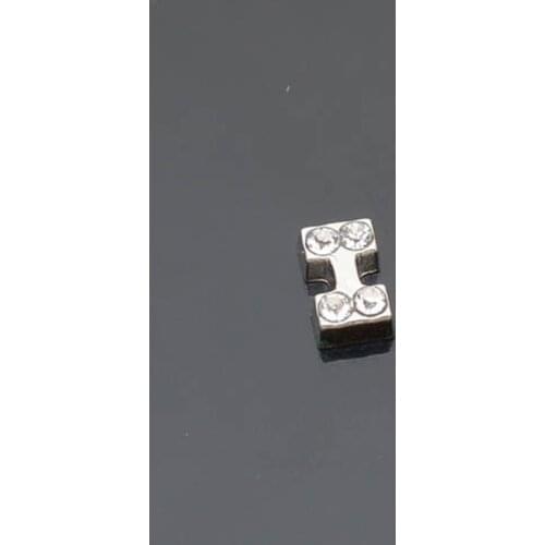 Letter I Floating charms,Fit floating charm lockets FC0001-I