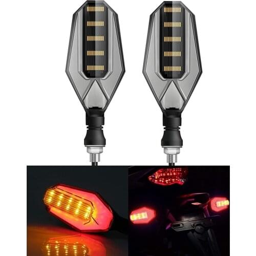 1Pair 30Leds 12V Motorbike Turn Signal Waterproof Blinkers Front Rear Indicators for Yamaha