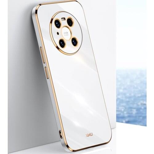 Luxury Plating Electroplated Frame Phone Case For Huawei P20 P30 P40 Lite Mate 40 30 20 Pro Cameria Protector Soft Back Cover