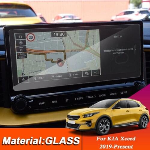 10.3INCH Car Styling GPS Navigation Screen Glass Protective Film Sticker For KIA Xceed 2019-Present Auto Accessories